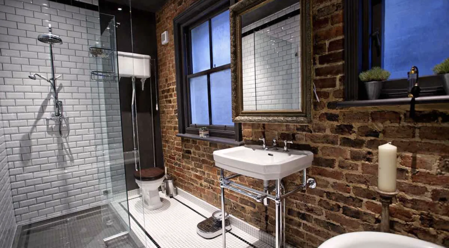 Baño estilo industrial